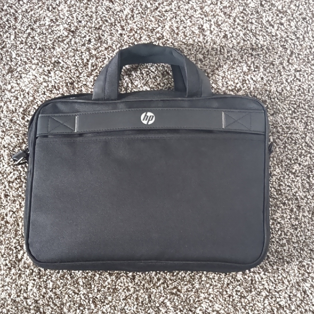 HP Black Laptop Briefcase with Top Handles
